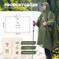 Preview: Qunature | Multifunktionaler Regenponcho – Wasserdichtes Regencape für Outdoor & Fahrrad